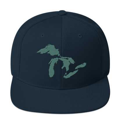 Great Lakes Vintage Snapback | Copper Green