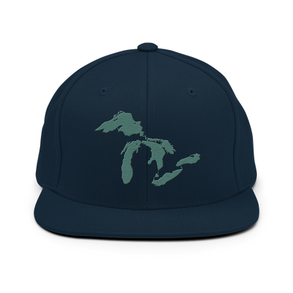 Great Lakes Vintage Snapback | Copper Green