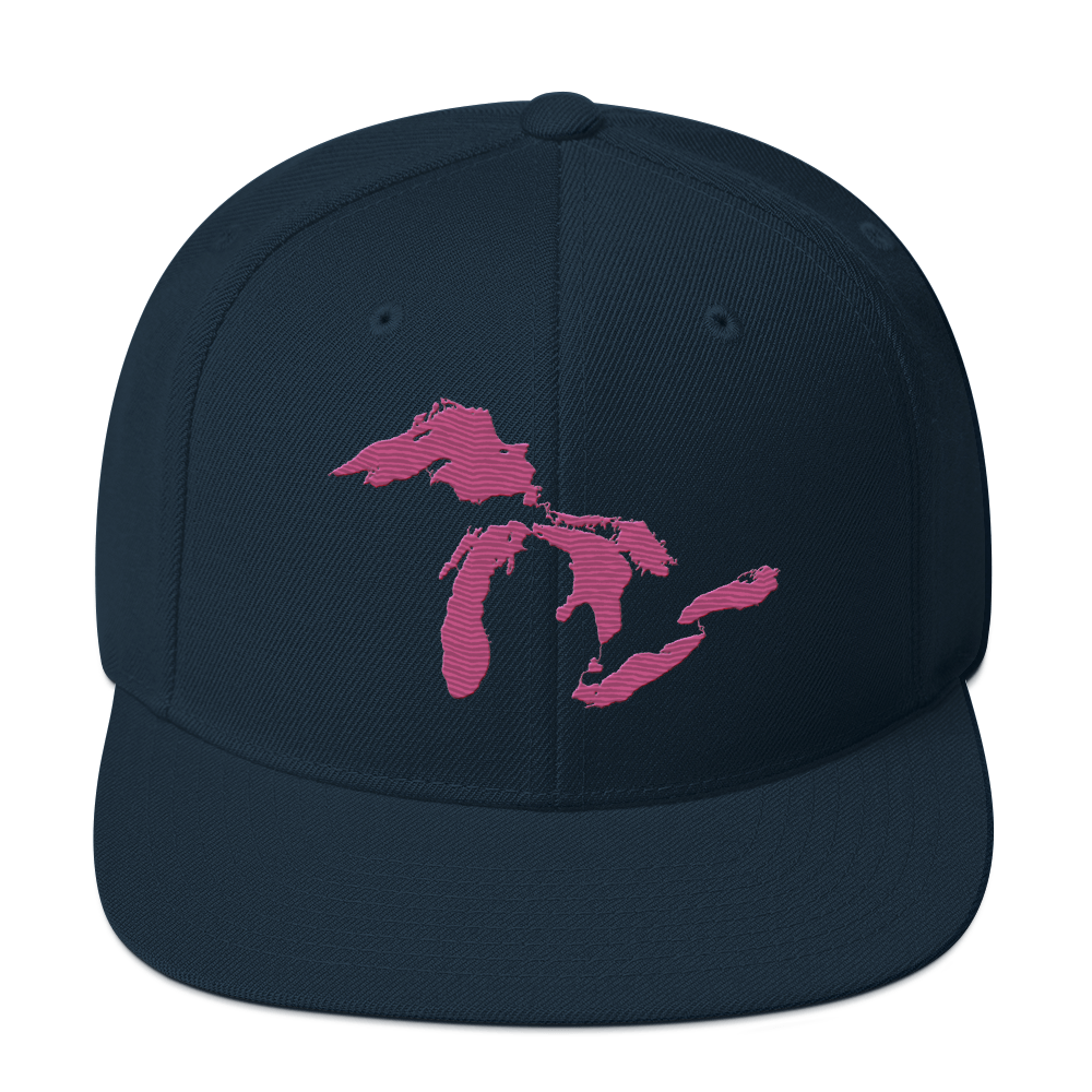 Great Lakes Vintage Snapback | Apple Blossom Pink