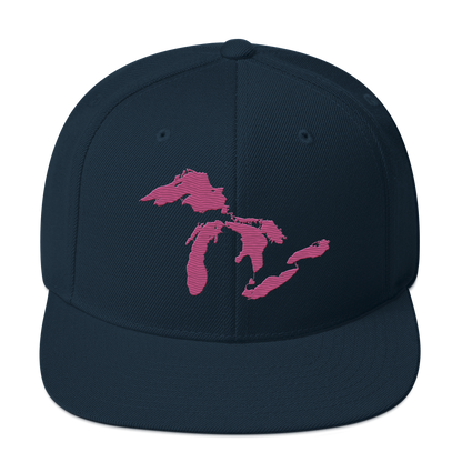 Great Lakes Vintage Snapback | Apple Blossom Pink