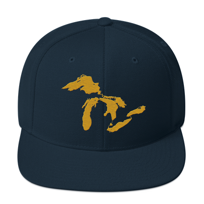 Great Lakes Vintage Snapback | Gold