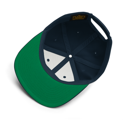 Detroit 'The D' Vintage Snapback | Copper Green