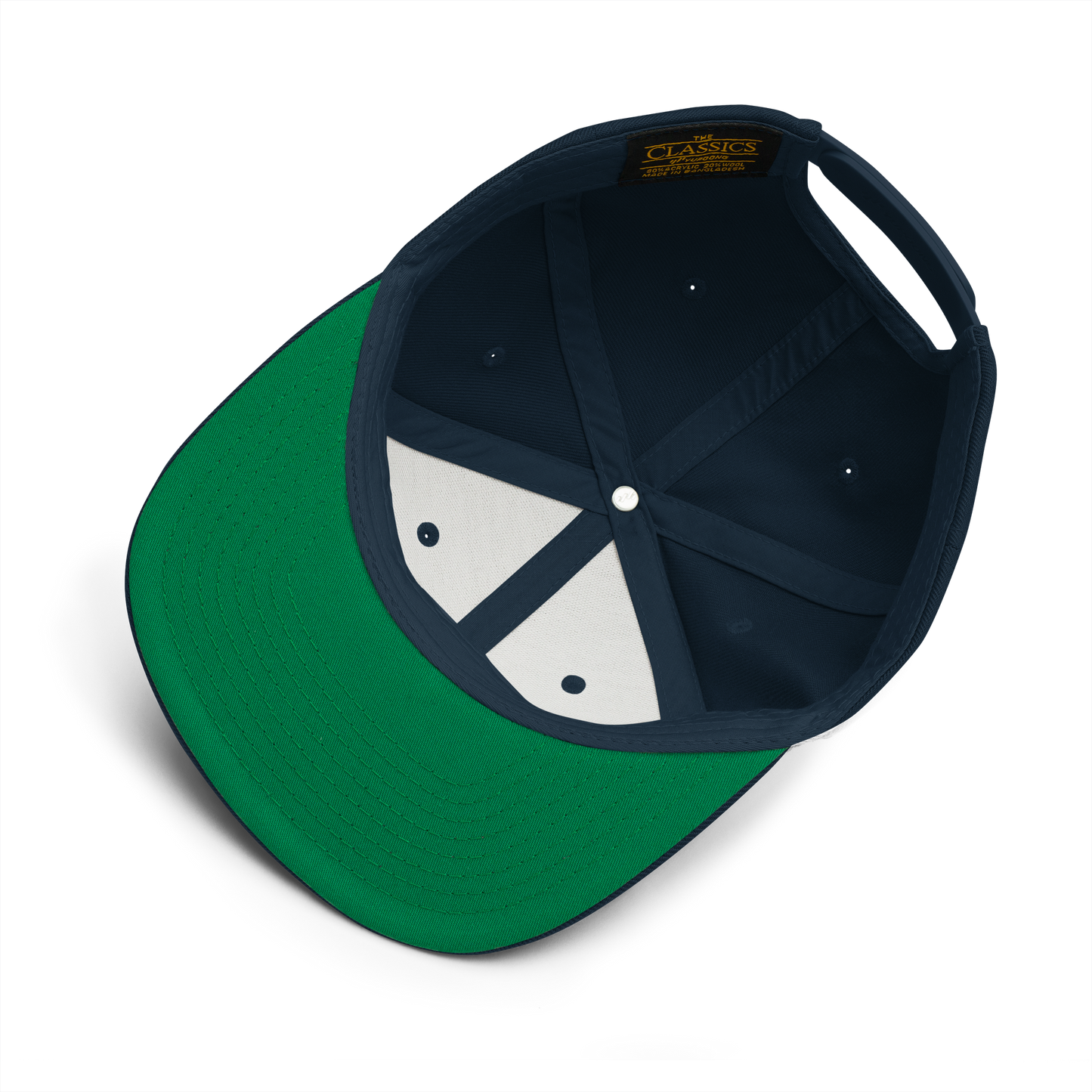 Michigan Vintage Snapback | Shamrock Green Outline