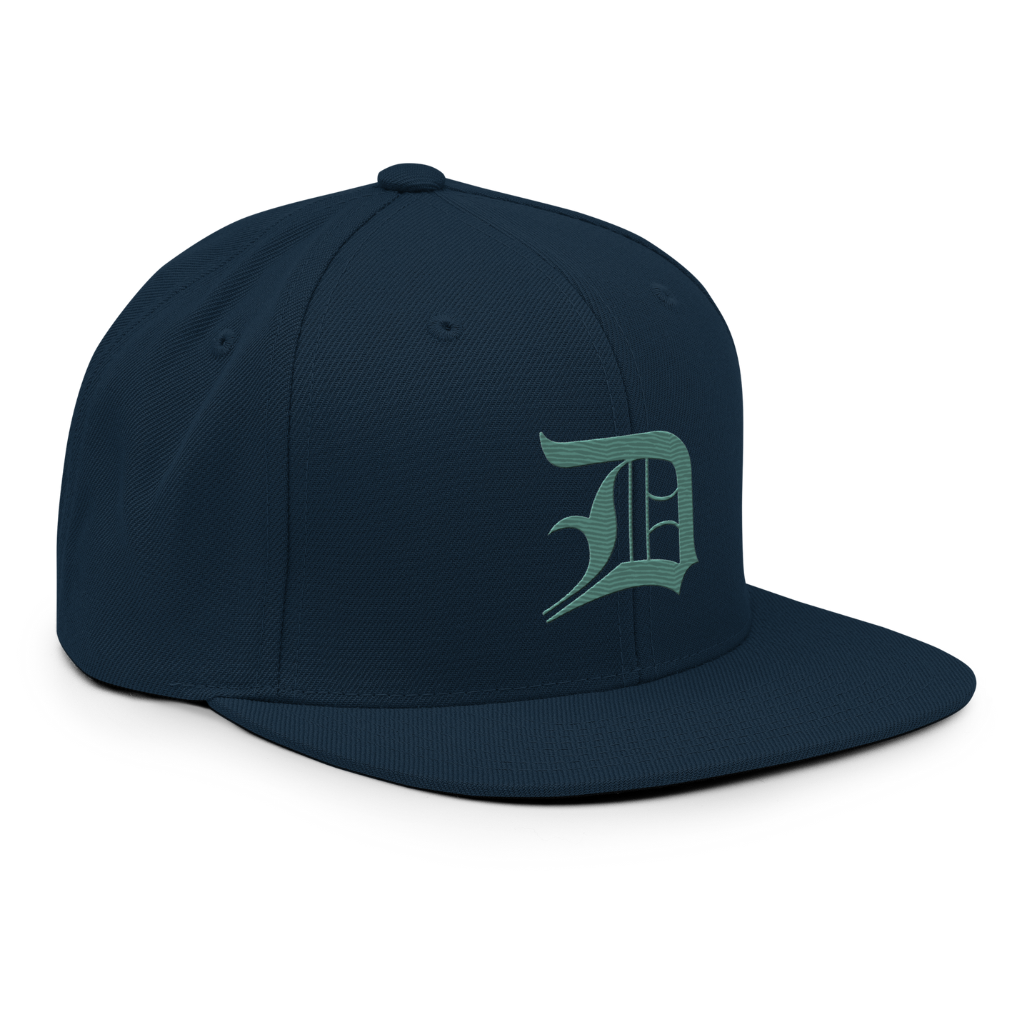 Detroit 'Old English D' Vintage Snapback (Copper Green)