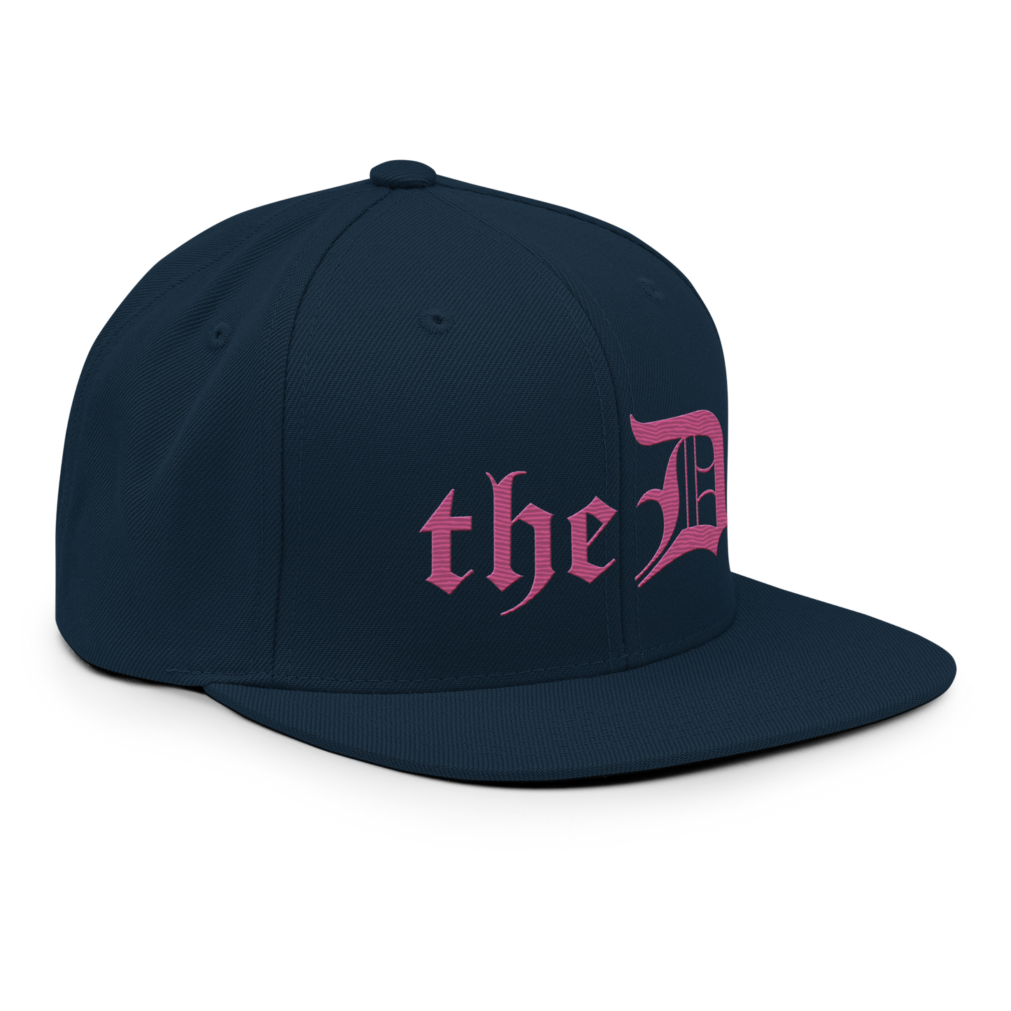 Detroit 'The D' Vintage Snapback | Apple Blossom Pink