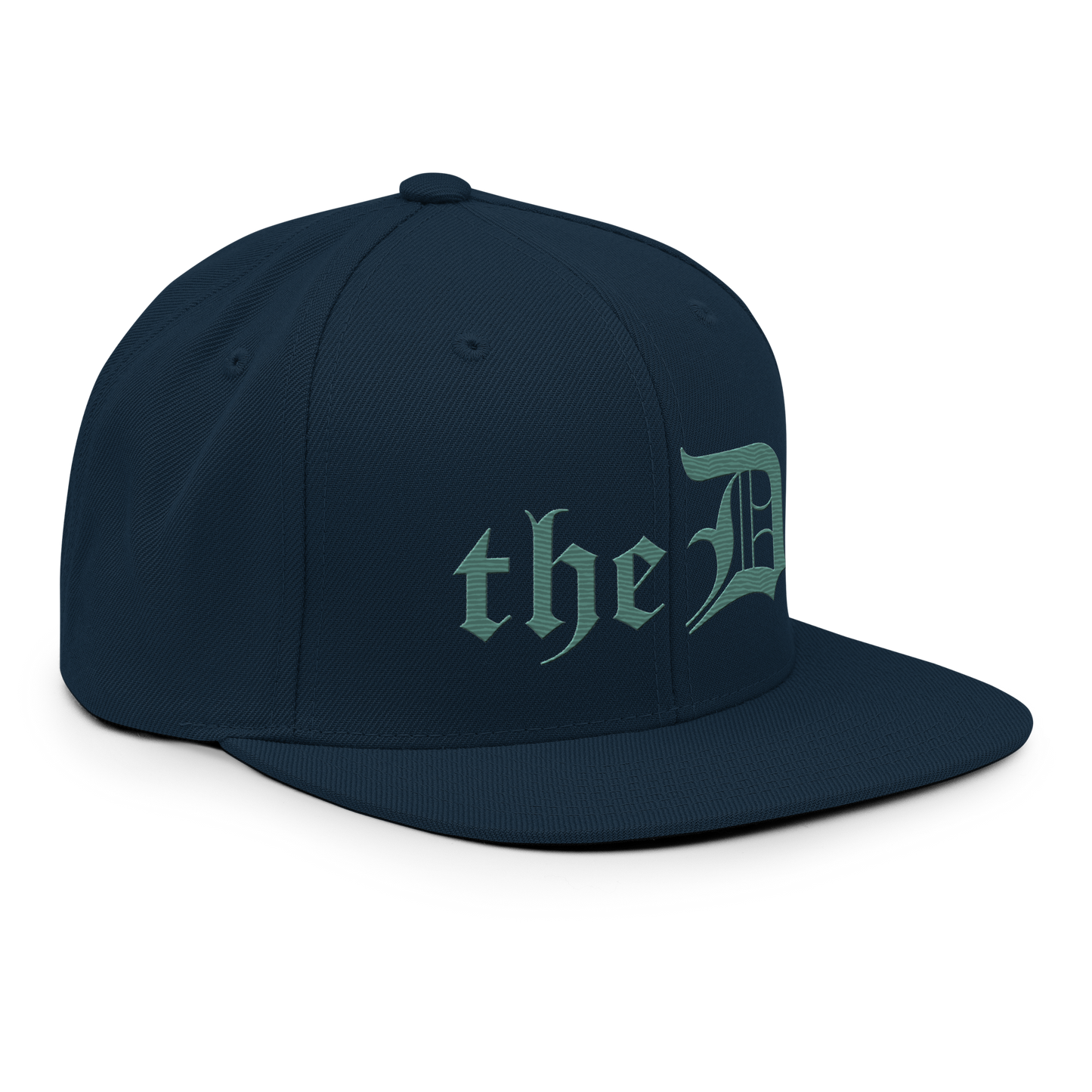 Detroit 'The D' Vintage Snapback | Copper Green