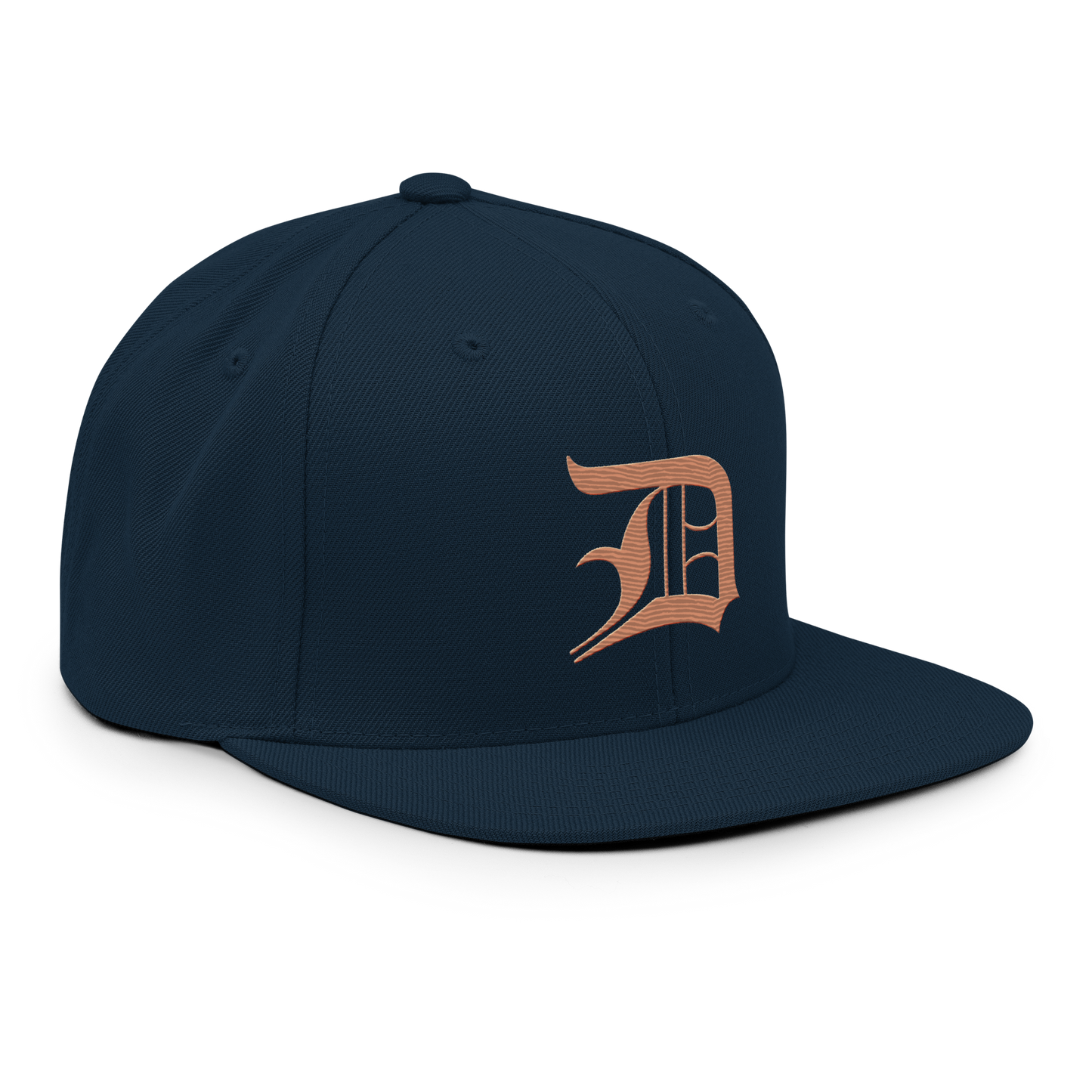 Detroit 'Old English D' Vintage Snapback (Copper)