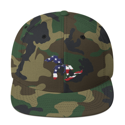 Great Lakes Camo Snapback (Patriot Edition)