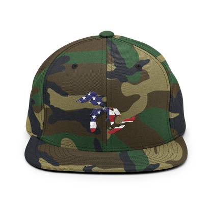 Great Lakes Camo Snapback (Patriot Edition)