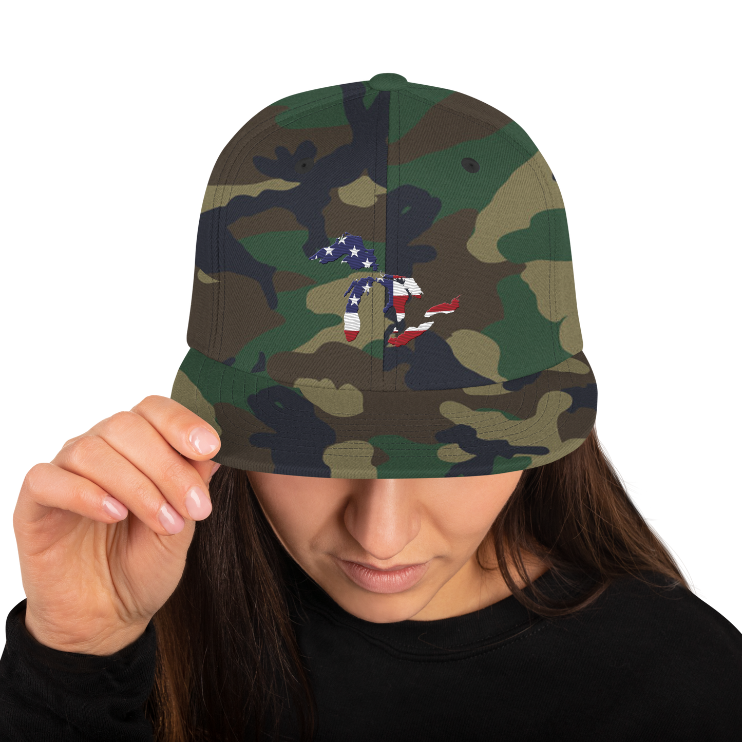 Great Lakes Camo Snapback (Patriot Edition)