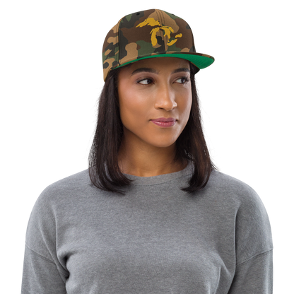 Great Lakes Camo Snapback | Gold