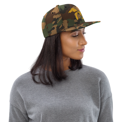 Great Lakes Camo Snapback | Gold