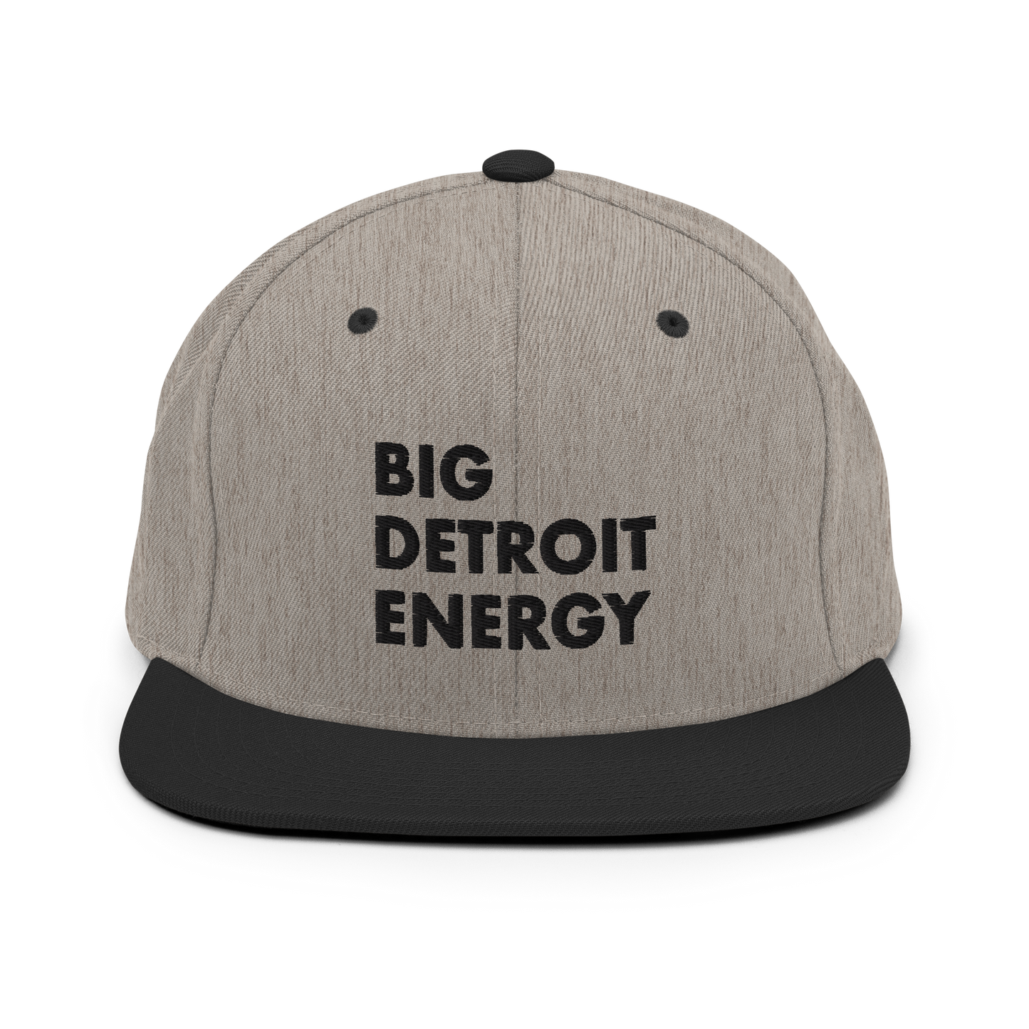 'Big Detroit Energy' Vintage Snapback (Black Emb.)