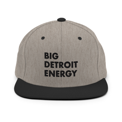 'Big Detroit Energy' Vintage Snapback (Black Emb.)