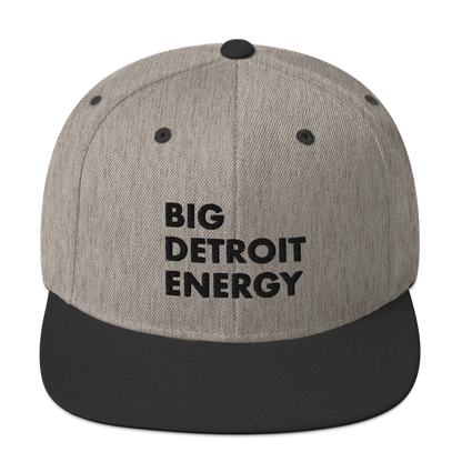 'Big Detroit Energy' Vintage Snapback (Black Emb.)