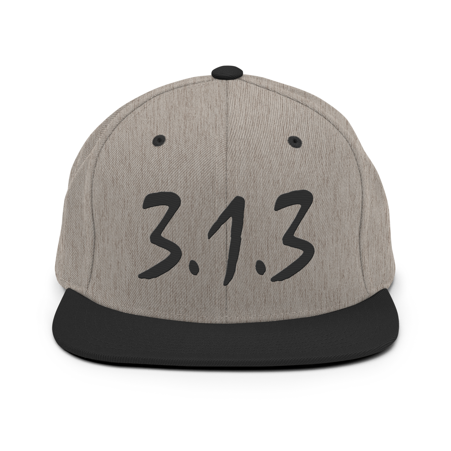 Detroit '313 Vintage Snapback (Black Compton Font)