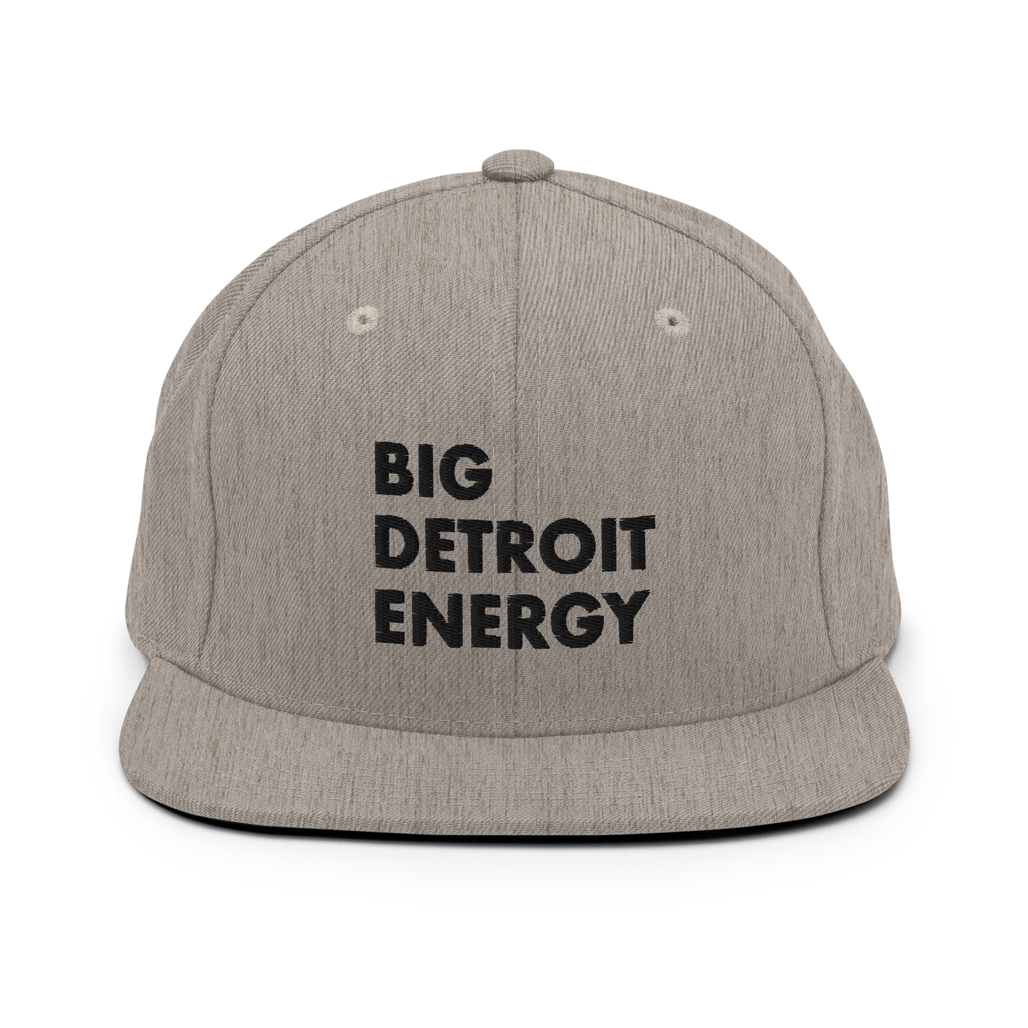 'Big Detroit Energy' Vintage Snapback (Black Emb.)