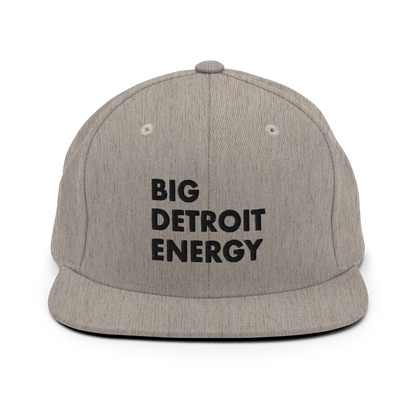 'Big Detroit Energy' Vintage Snapback (Black Emb.)