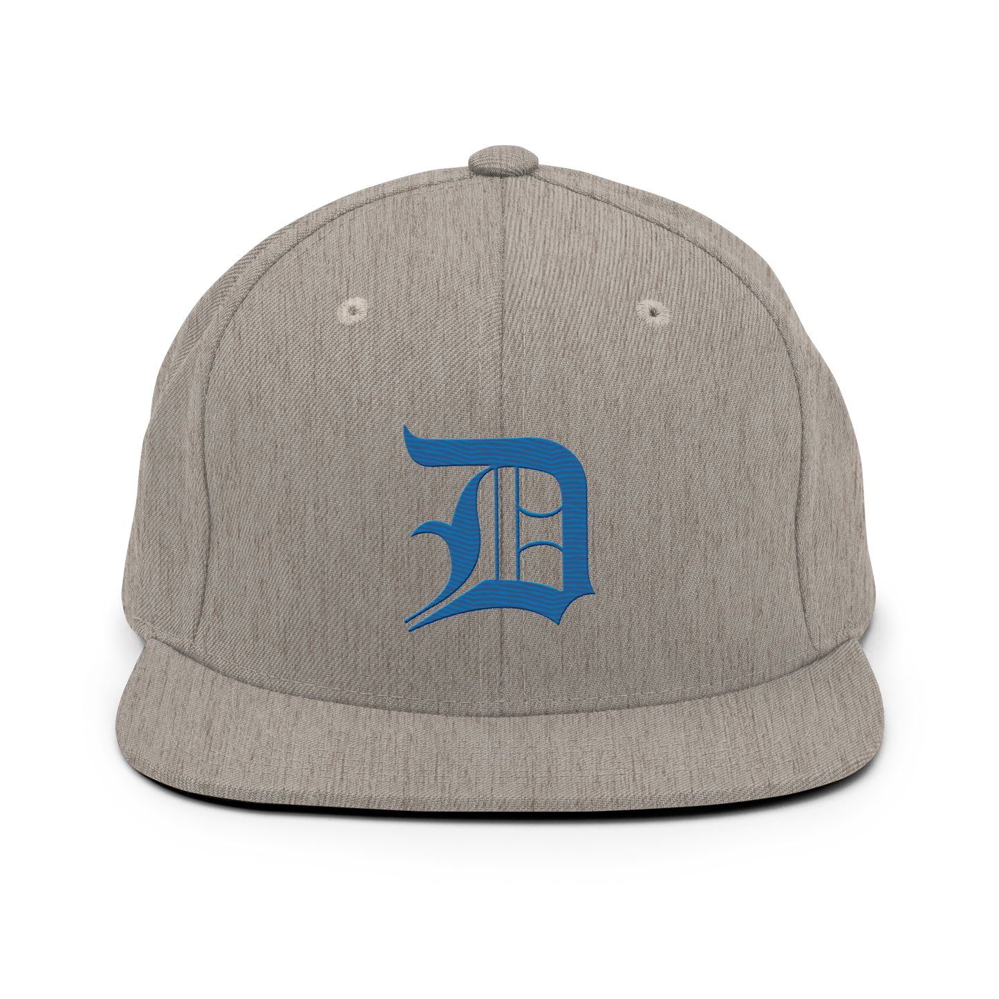 Detroit 'Old English D' Vintage Snapback (Azure)