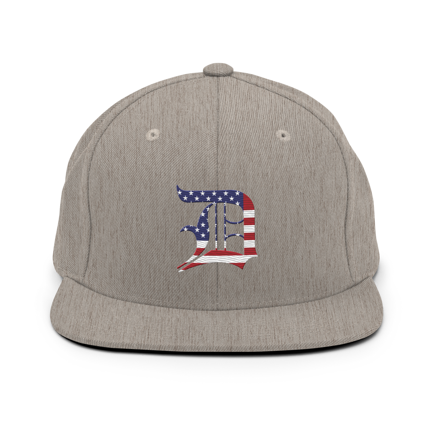 Detroit 'Old English D' Vintage Snapback (Patriot Edition)