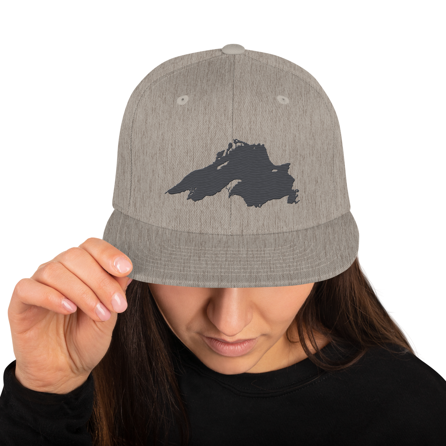 Lake Superior Vintage Snapback | Iron Ore Grey