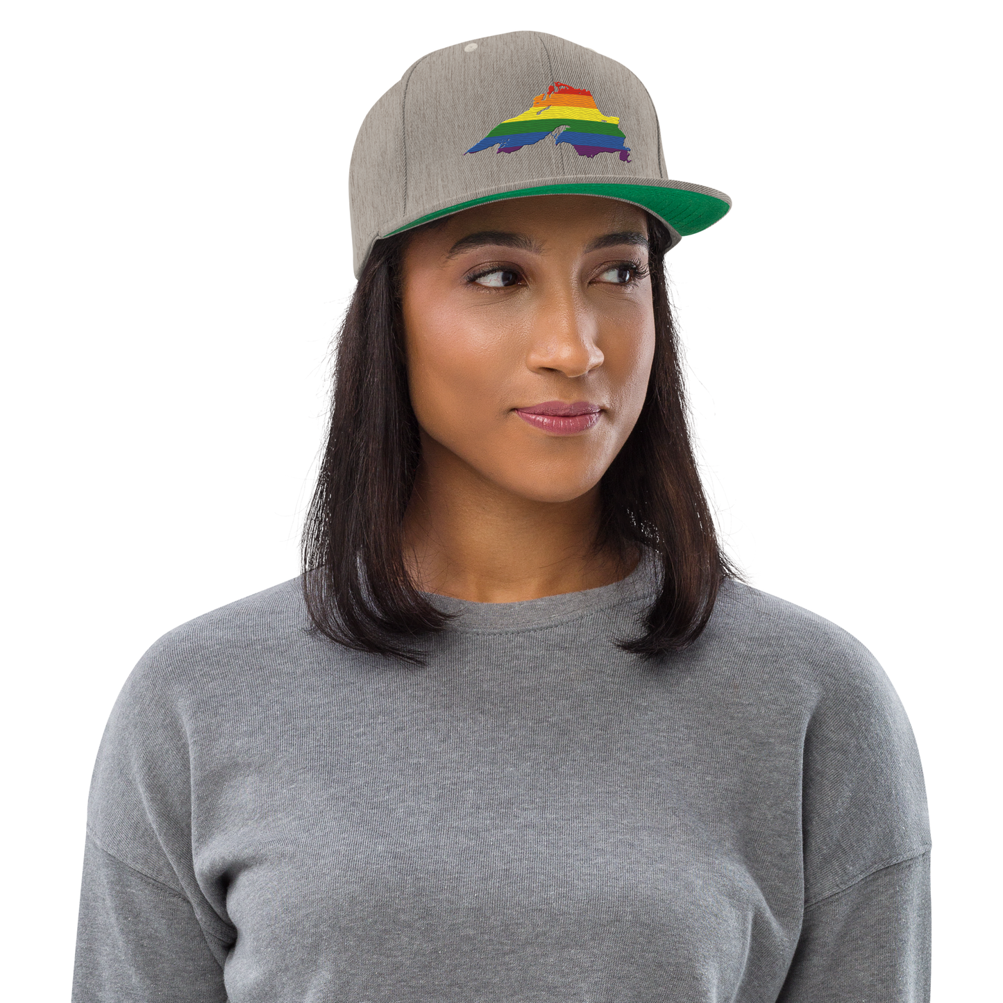 Lake Superior Vintage Snapback | Rainbow Pride Edition