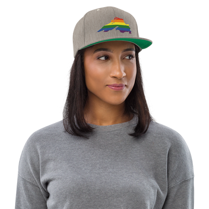 Lake Superior Vintage Snapback | Rainbow Pride Edition