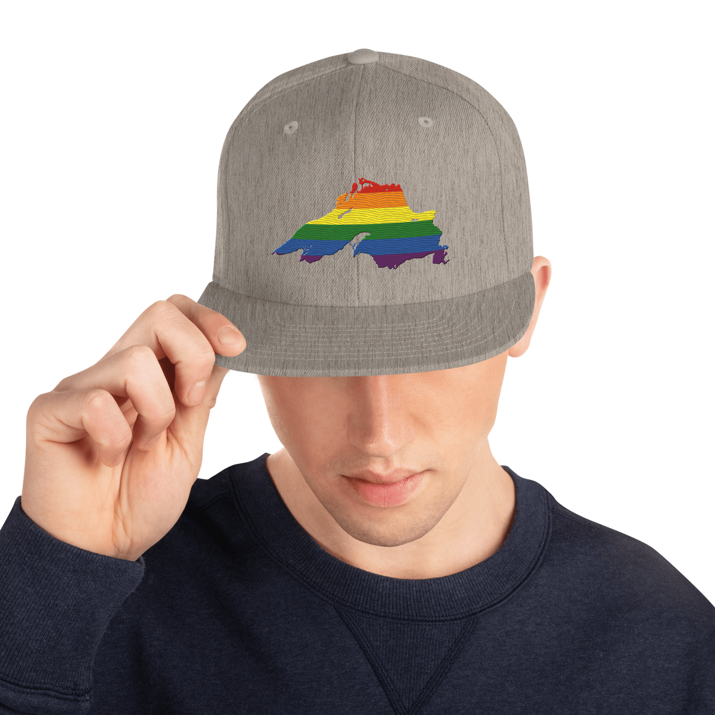 Lake Superior Vintage Snapback | Rainbow Pride Edition