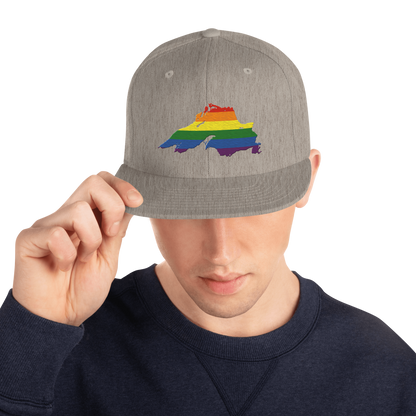 Lake Superior Vintage Snapback | Rainbow Pride Edition