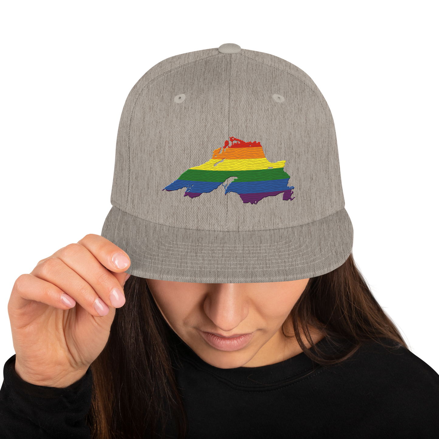 Lake Superior Vintage Snapback | Rainbow Pride Edition