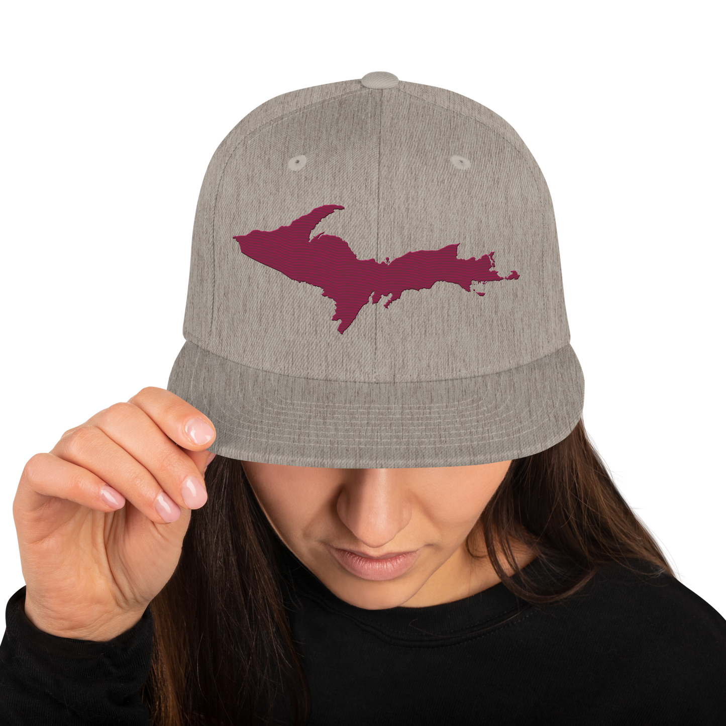 Upper Peninsula Vintage Snapback | Ruby Red