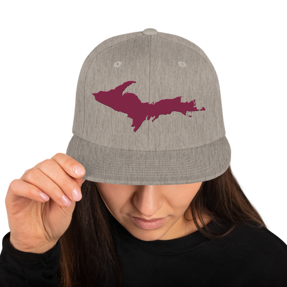 Upper Peninsula Vintage Snapback | Ruby Red