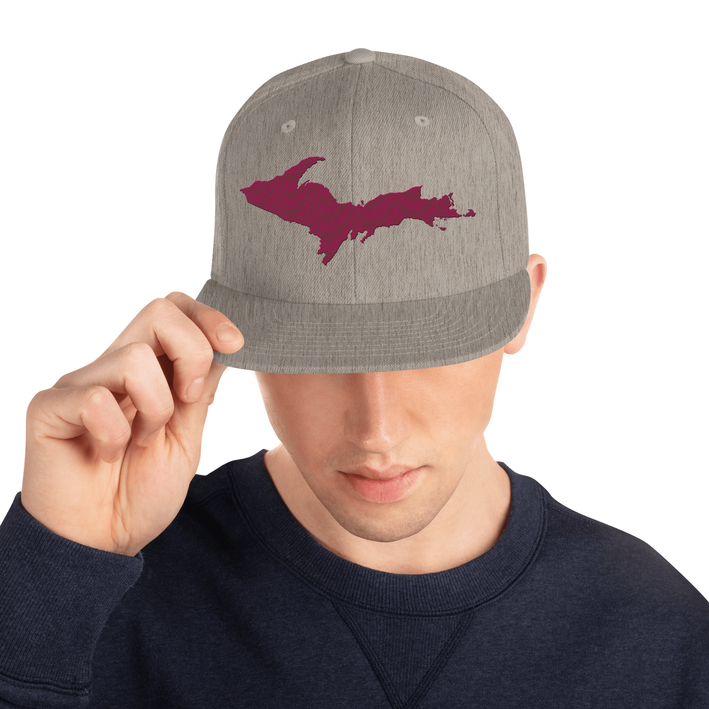 Upper Peninsula Vintage Snapback | Ruby Red