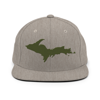 Upper Peninsula Vintage Snapback | Army Green