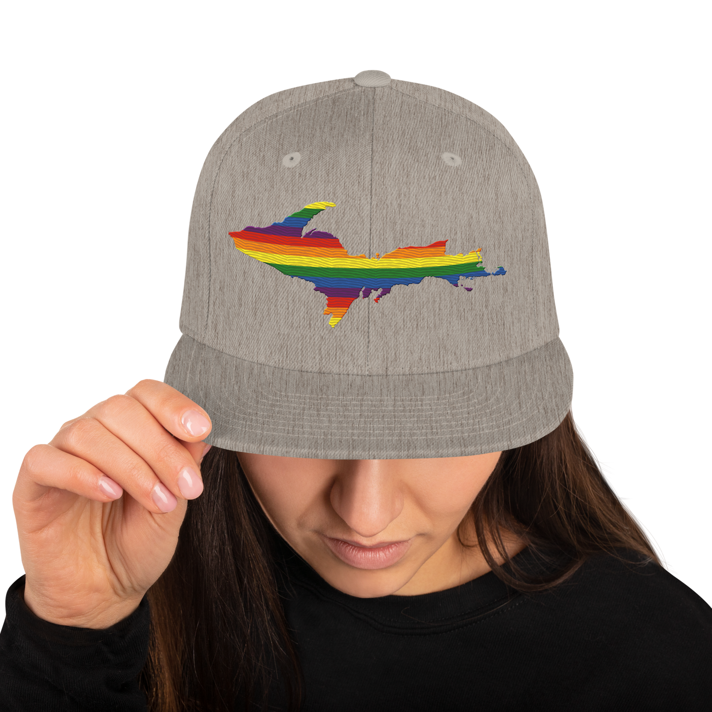 Upper Peninsula Vintage Snapback | Rainbow Pride Edition