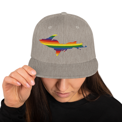 Upper Peninsula Vintage Snapback | Rainbow Pride Edition