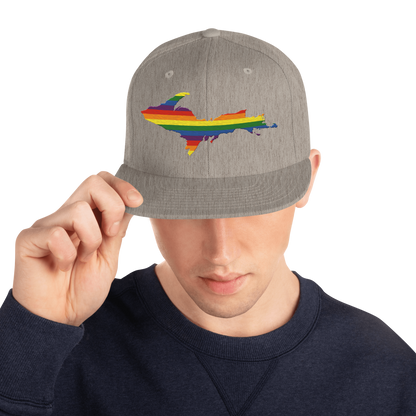 Upper Peninsula Vintage Snapback | Rainbow Pride Edition