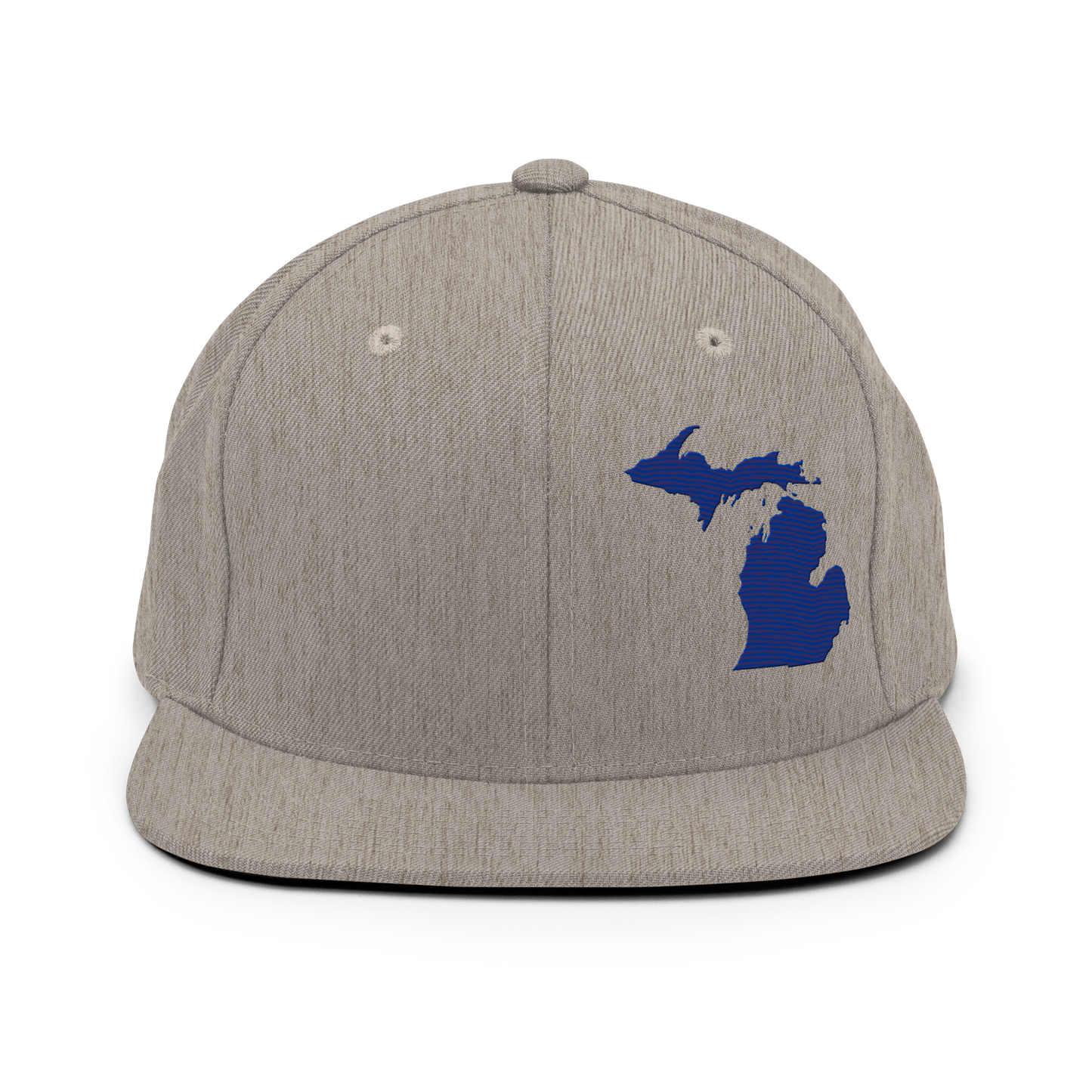 Michigan Vintage Snapback | Bourbon Blue Outline