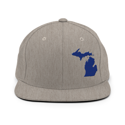 Michigan Vintage Snapback | Bourbon Blue Outline