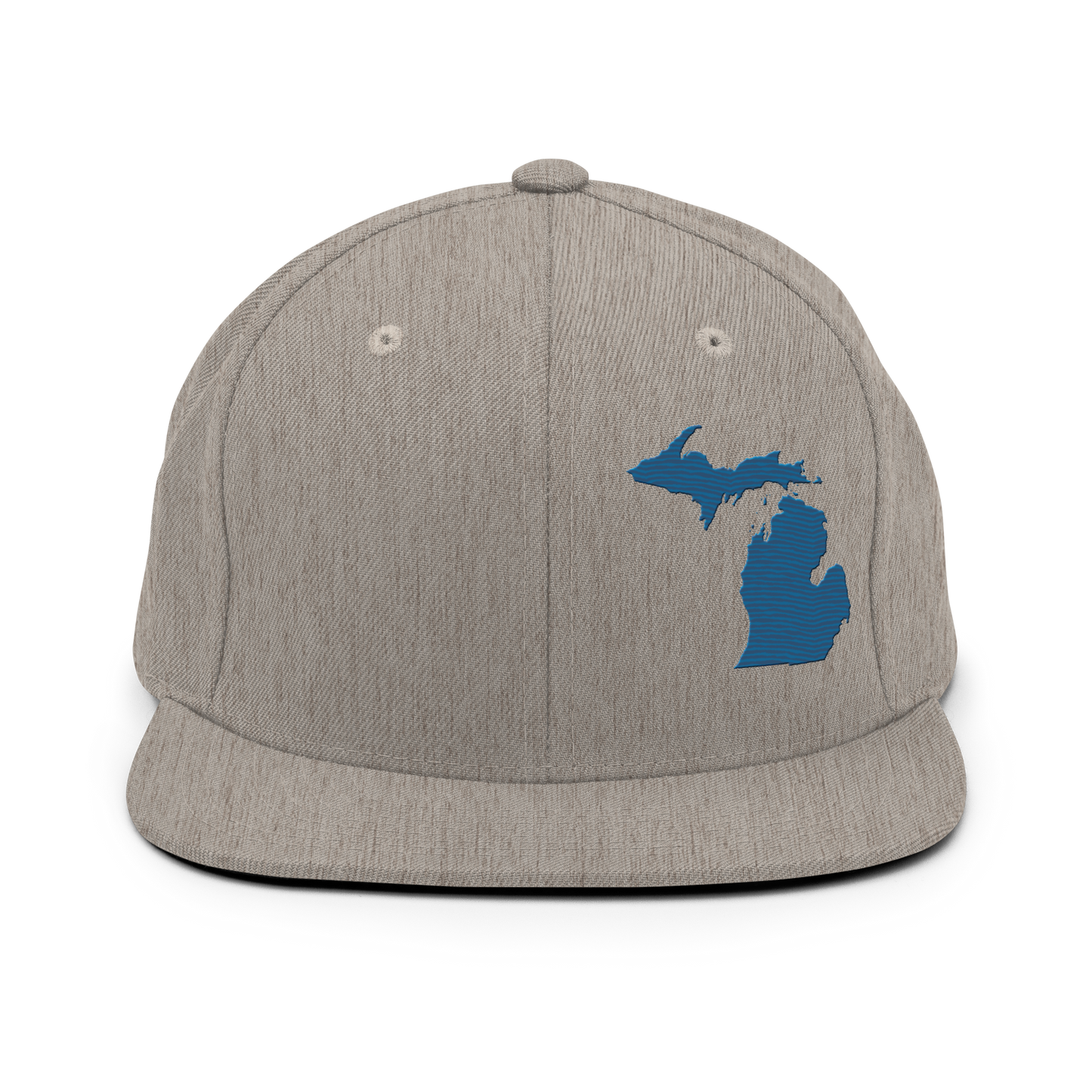 Michigan Vintage Snapback | Blueberry Outline