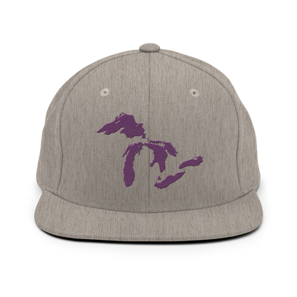 Great Lakes Vintage Snapback | Plum