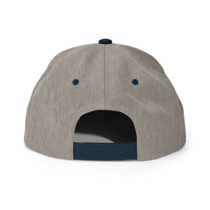 Michigan Vintage Snapback | Navy Outline