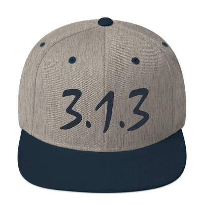 Detroit '313 Vintage Snapback (Compton Font) | Navy