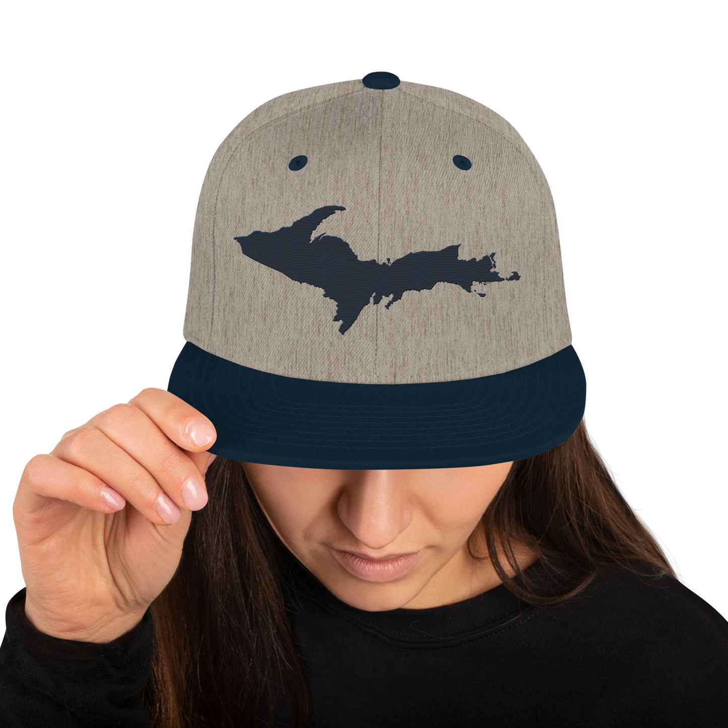 Upper Peninsula Vintage Snapback | Navy