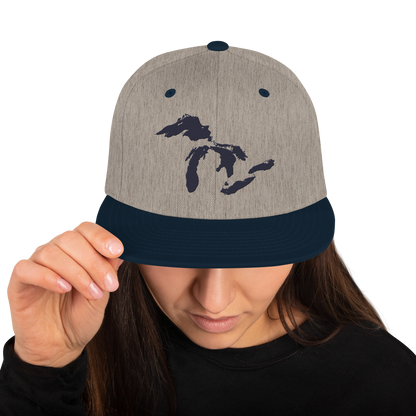 Great Lakes Vintage Snapback | Navy