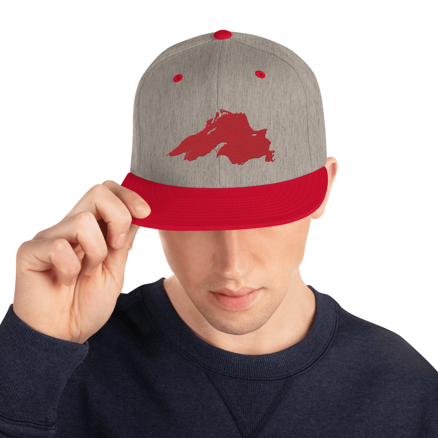 Lake Superior Vintage Snapback | Red