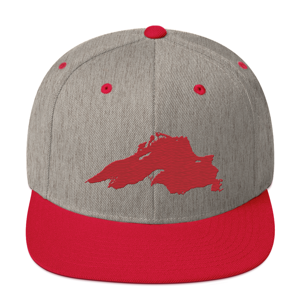 Lake Superior Vintage Snapback | Red