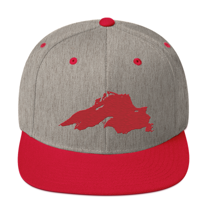 Lake Superior Vintage Snapback | Red