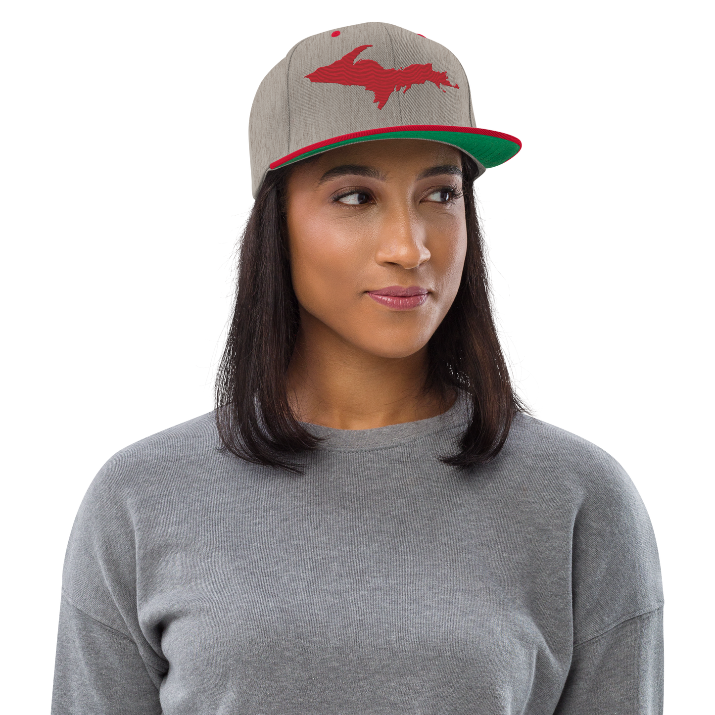 Upper Peninsula Vintage Snapback | Red