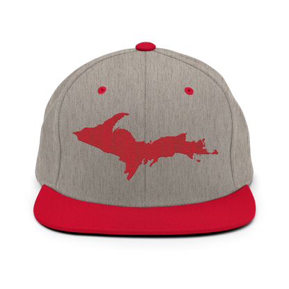 Upper Peninsula Vintage Snapback | Red